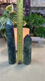 Blue fluorite towers