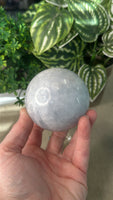 Blue Calcite Sphere