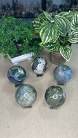 Moss Agate Spheres