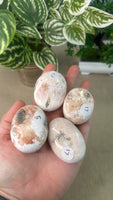 Pink Scolecite Palm Stones