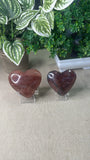 Strawberry Quartz Hearts