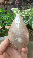 Flower agate free form