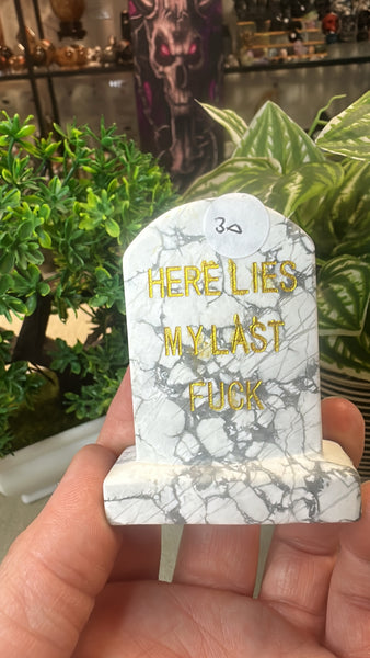 Engraved Tomb Stones