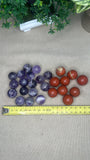 Mini Amethyst and Red Jasper Spheres