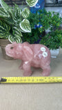 Rose Quartz Elephant