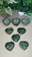 Emerald Jasper Hearts