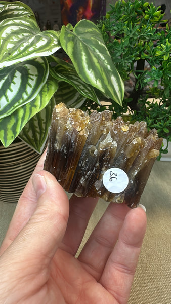 Raw Amber calcite