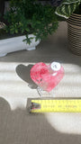 Rhodonite heart