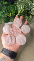 Clear Quartz Discs/coins