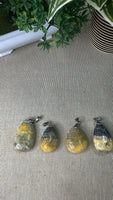 Bumble Bee Jasper Pendants