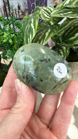 Prehnite Palm Stones