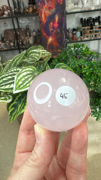 Rose Quartz Spheres