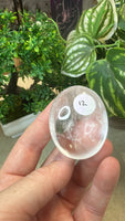 Clear Quartz Palm Stones
