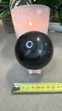 Silver Obsidian Sphere
