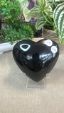 Rainbow Obsidian Heart