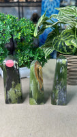 Nephrite Green Jade Tower