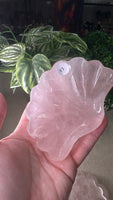 Rose Quartz Shell Bowls