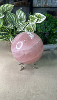 Star Rose Quartz Sphere