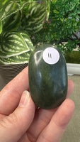 Green jade palm stones