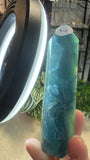 Blue fluorite towers