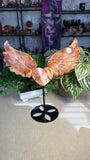 Fire Quartz Heart with wings