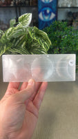 Selenite Triple Bowl