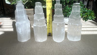 Selenite castles 12cm