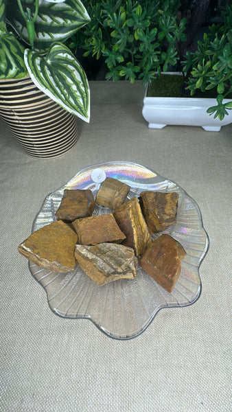 Raw Tiger Eye Pieces