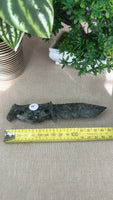Green jade dagger
