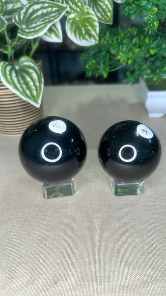 Rainbow obsidian Spheres