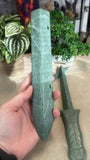 Green jade swords with cover