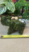 Green jade elephant