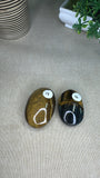 Tiger Eye Palm Stones
