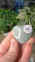 Green Moonstone Hearts