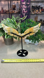 Golden Healer Heart with Wings