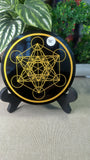 Obsidian Metatron Cube