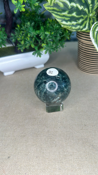 Green Apatite Sphere