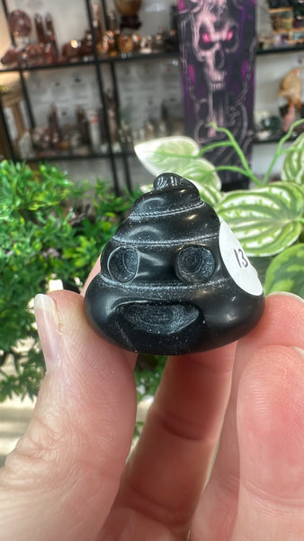 Crystal Poo carvings