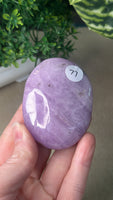 Kunzite Palm Stones