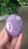 Kunzite Palm Stones