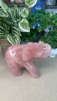 Rose Quartz Elephant