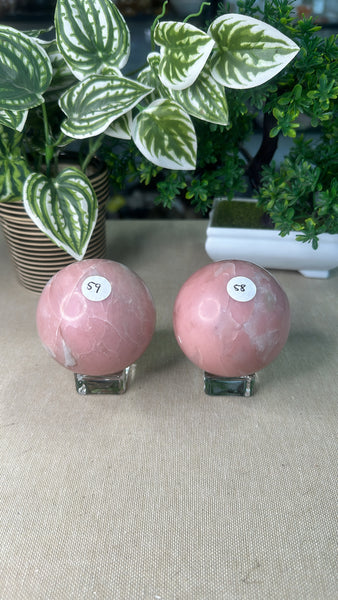 Pink Opal Spheres