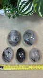Black Tourmaline Palm Stones