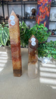 Golden hearler and fire Quartz towers