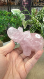 Rose Quartz Elephant