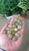 Mini Prehnite Spheres