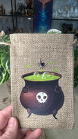 Halloween Hessian Bags