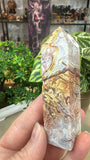 Mexican crazy lace agate tower