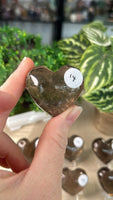 Smokey Quartz Hearts