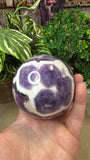 Chevron Amethyst Sphere